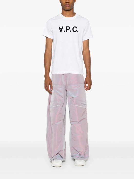 26SS 아페쎄 반팔 티셔츠 COHBM M26384 TAE WHITE DARK NAVY - A.P.C.