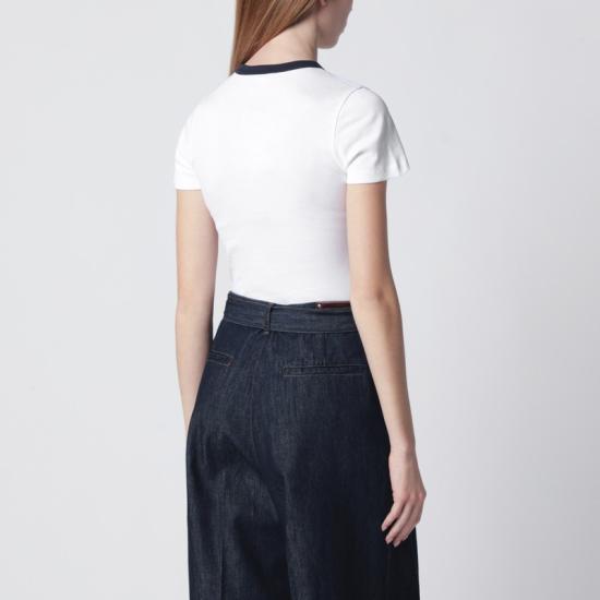 26SS 파투 반팔 티셔츠 JE2499994CO White - PATOU