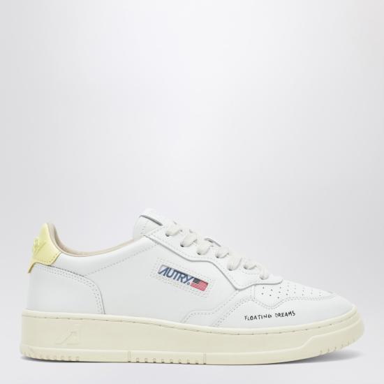 26SS 오트리 메달리스트 로우 레더 스니커즈 AULWDL02 White