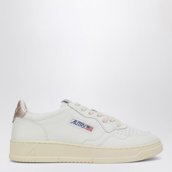 26SS 오트리 메달리스트 로우 레더 스니커즈 AULWLL06 White