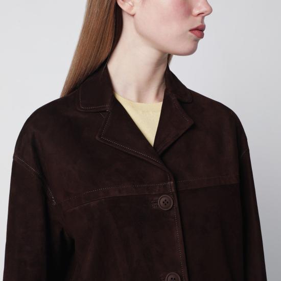 26SS 살바토레 산토로 가죽 자켓 50157LE Brown - SALVATORE SANTORO