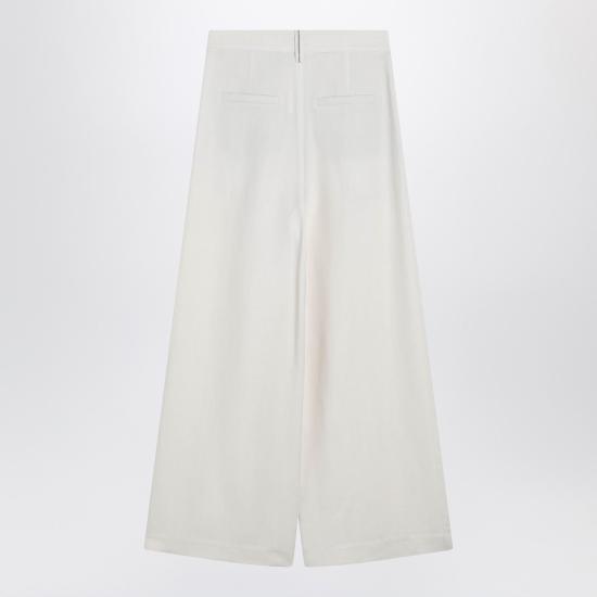 26SS 브루넬로 쿠치넬리 스트레이트 팬츠 MH126P9207VI White - BRUNELLO CUCINELLI