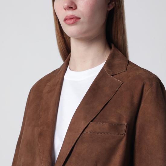 26SS 살바토레 산토로 가죽 자켓 50155LE Brown - SALVATORE SANTORO