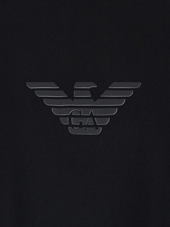 26SS 엠포리오 아르마니 반팔 티셔츠 EM004583 AF13669MC539 Black - EMPORIO ARMANI