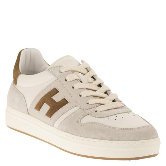 26SS 호간 스니커즈 HXM6680FZ00UHC CREAM BROWN - HOGAN