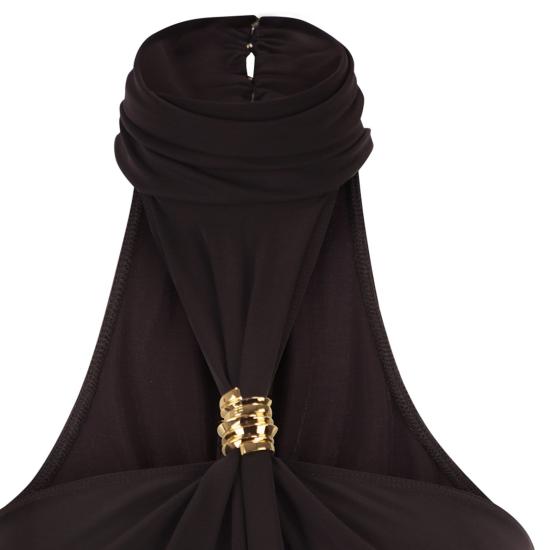 26SS 엘리자베타프랜치 바디수트 티셔츠 BO01761E2 DARK BROWN - ELISABETTA FRANCHI