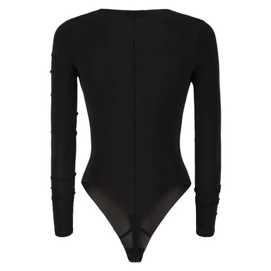 26SS 엘리자베타프랜치 바디수트 티셔츠 BO01261E2 BLACK - ELISABETTA FRANCHI