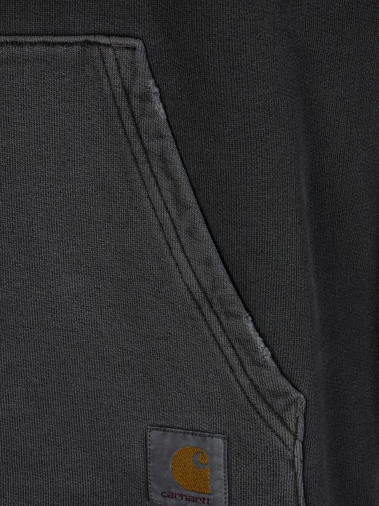 26SS 칼하트 WIP 후드 티셔츠 I03605389B7 BLACK GRIND WASH DOM - CARHARTT WIP