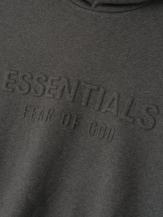 26SS 피어오브갓 클래식 후드 티셔츠 192HO256211F CHARCOAL HEATHER DOM - FEAR OF GOD