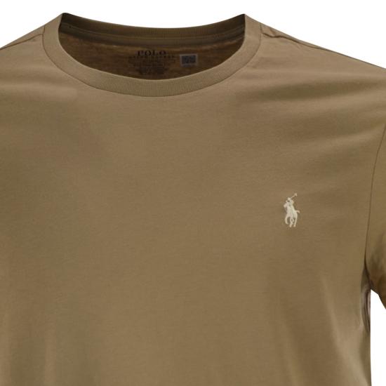 26SS 폴로 랄프로렌 폴로 티셔츠 710671438 DARK BEIGE - POLO RALPH LAUREN