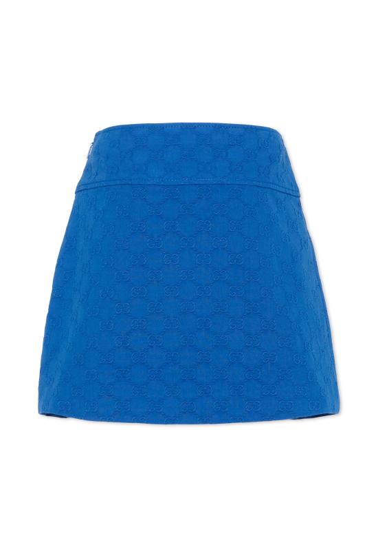 26SS [키즈] 구찌 스커트 856520 ZASYD 4282 BLUE - GUCCI
