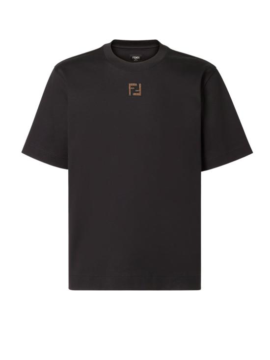 26SS 펜디 반팔 티셔츠 FY0936 AW0RF1UL6 Black