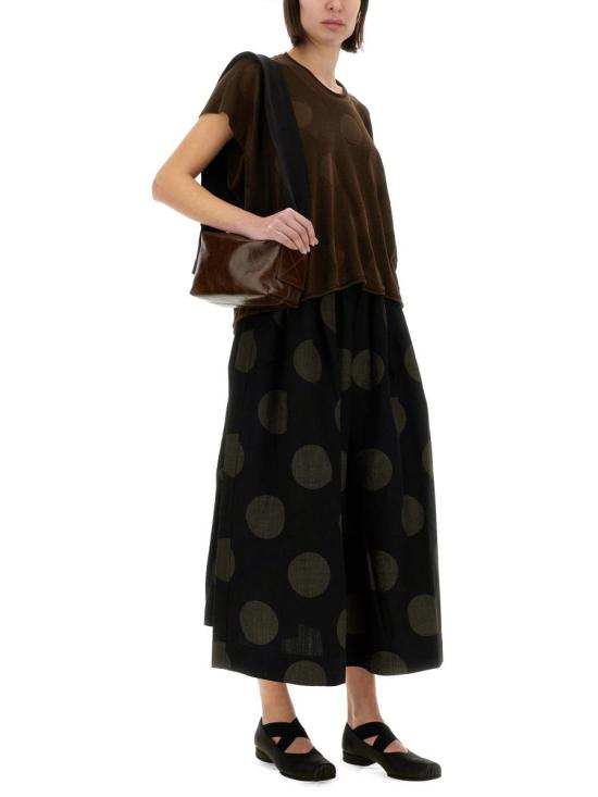 26SS 우마 왕 긴팔 티셔츠 UK7112 UW600 Brown - UMA WANG