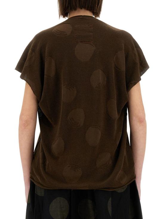 26SS 우마 왕 긴팔 티셔츠 UK7112 UW600 Brown - UMA WANG