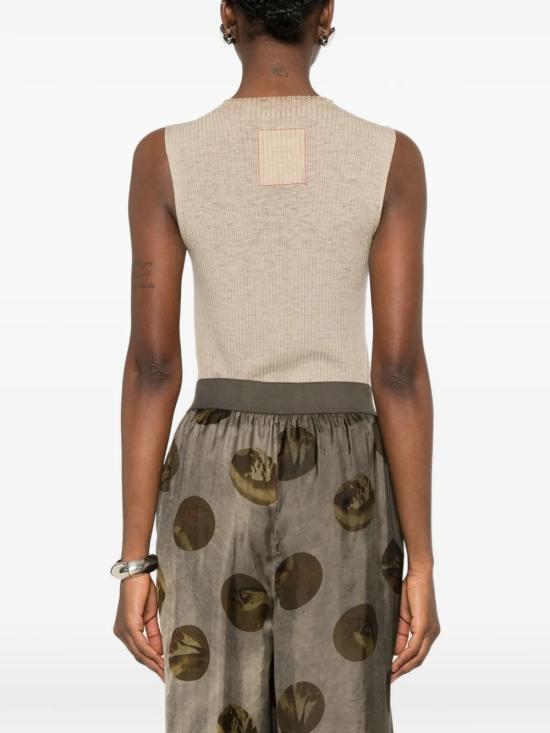 26SS 우마 왕 긴팔 티셔츠 UK7112 UW200 Brown - UMA WANG