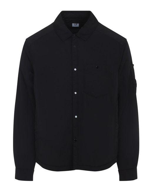 26SS 씨피 컴퍼니 크롬-R 패딩 렌즈 오버셔츠 20CMOS056A 005904G 999 Black