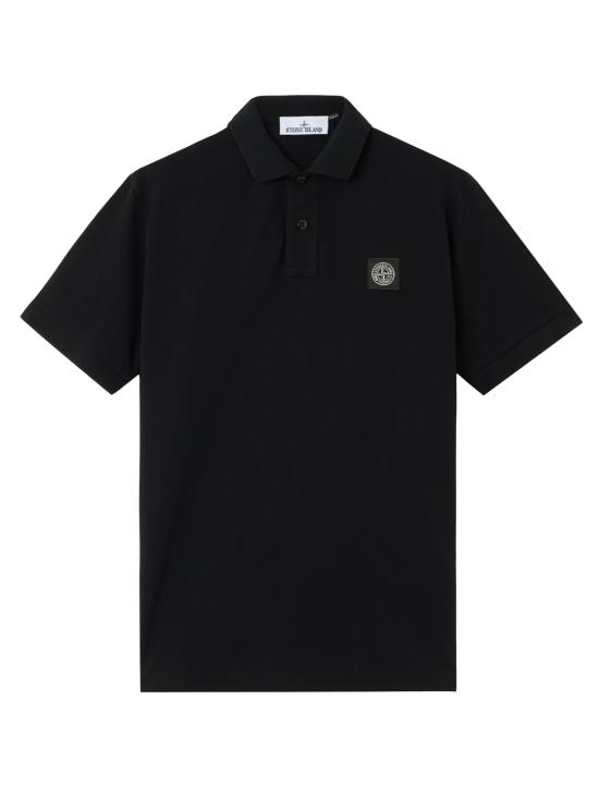26SS 스톤 아일랜드 폴로 티셔츠 L1S15 2200008 S0017 V0029 Black
