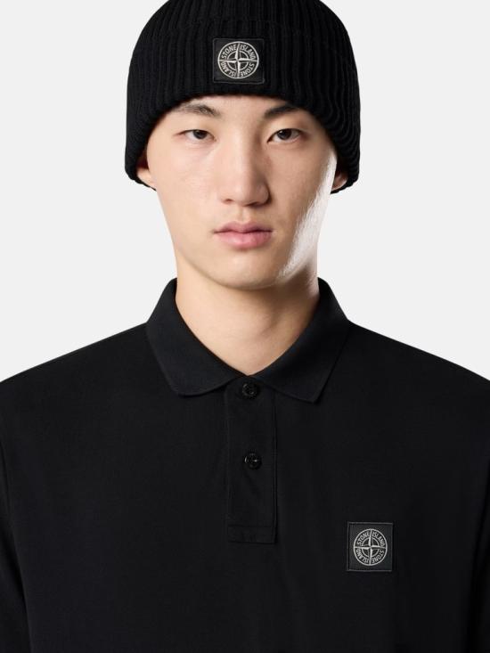 26SS 스톤 아일랜드 폴로 티셔츠 L1S15 2200008 S0017 V0029 Black - STONE ISLAND