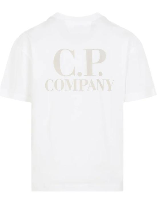 26SS 씨피 컴퍼니 반팔 티셔츠 20CMTS086A 005100W 103 Gauze white - C.P. COMPANY
