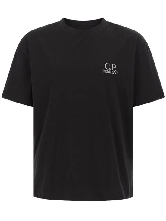 26SS 씨피 컴퍼니 30/1 저지 숏슬리브 로고 티셔츠 20CMTS086A 005100W 999 Black