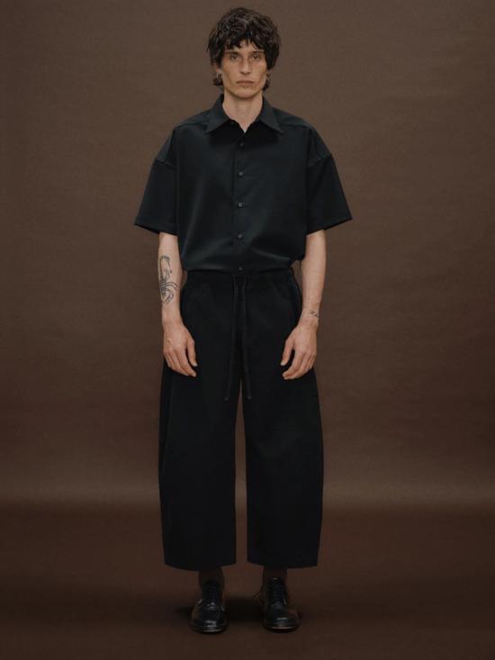 26SS 엔타이어 스튜디오 스트레이트 팬츠 ESSS26PA10012 0015 Black - ENTIRE STUDIOS