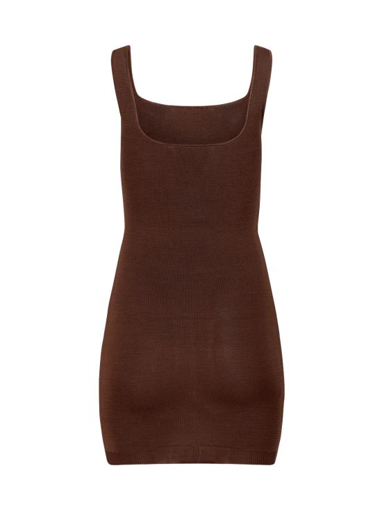 26SS 엔타이어 스튜디오 미디 원피스 ESSS26DR03290 0299 Brown - ENTIRE STUDIOS