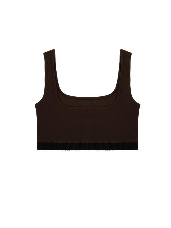 26SS 엔타이어 스튜디오 긴팔 티셔츠 ESSS26BS01876 6239 Redwood - ENTIRE STUDIOS