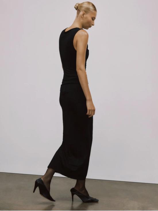 26SS 엔타이어 스튜디오 미디 원피스 ESSS26DR01243 0015 Black - ENTIRE STUDIOS