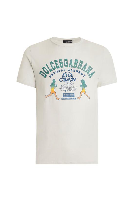 26SS 돌체앤가바나 반팔 티셔츠 G8TI9ZG7PPB N4534 Light Grey