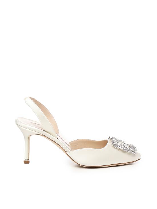 26SS 마놀로 블라닉 플랫 슈즈 4190698 1309 White