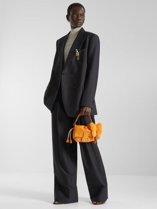 26SS 펜디 핀스트라이프 울 블레이저 FJ7685AW7I F0QG3 - FENDI