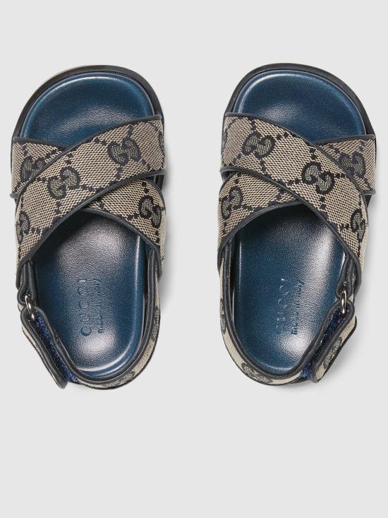 26SS [키즈] 구찌 샌들 812671HWK20 4041 Blue - GUCCI