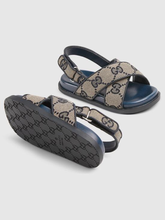 26SS [키즈] 구찌 샌들 812671HWK20 4041 Blue - GUCCI