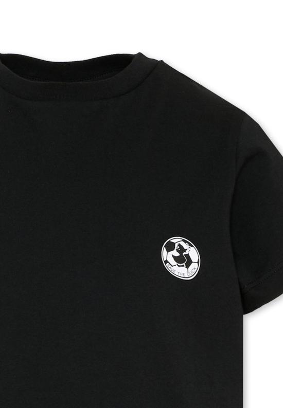 25SS [키즈] 세이브더덕 티셔츠 JT1732X BESY20 10000 BLACK - SAVE THE DUCK