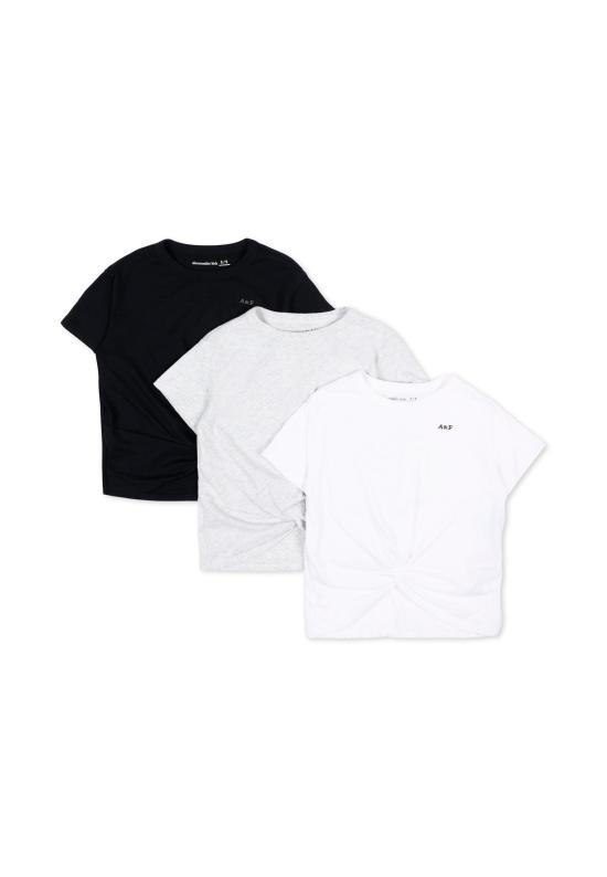 25FW [키즈] Abercrombie & fitch 티셔츠 43AK20 GH3 WHITE