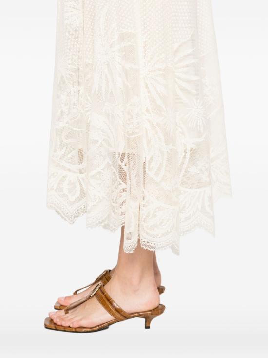 26SS 파비아나 필리피 미디 스커트 GND276F850 M2170145 Burro - FABIANA FILIPPI