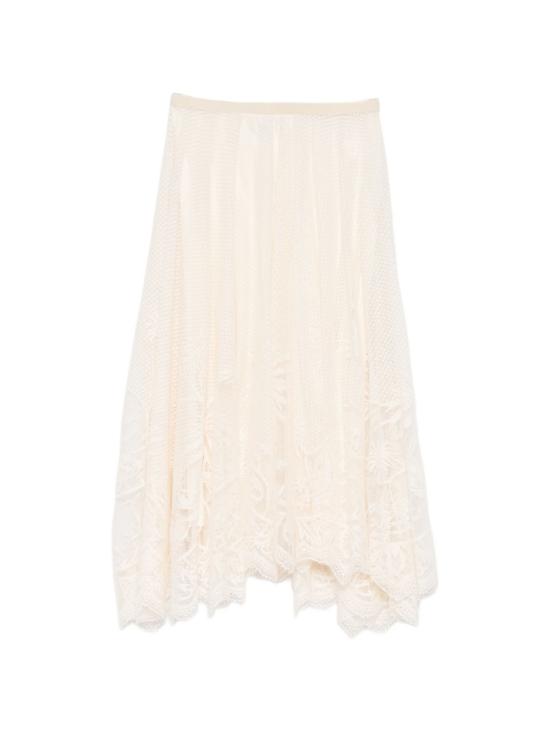 26SS 파비아나 필리피 미디 스커트 GND276F850 M2170145 Burro