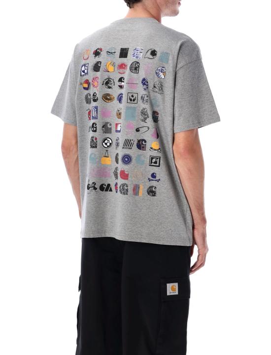 25FW 칼하트 WIP 반팔 티셔츠 I035439 V6XX Grigio - CARHARTT WIP