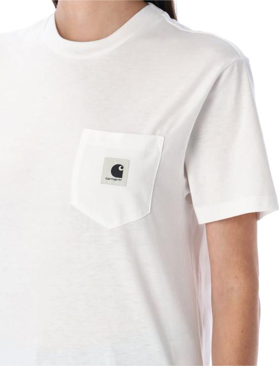 25FW 칼하트 WIP 반팔 티셔츠 I032215 02XX Bianco - CARHARTT WIP