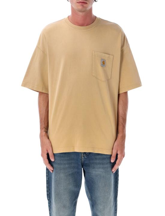 25FW 칼하트 WIP 반팔 티셔츠 I035140 07E5F DUSTY H BROWN