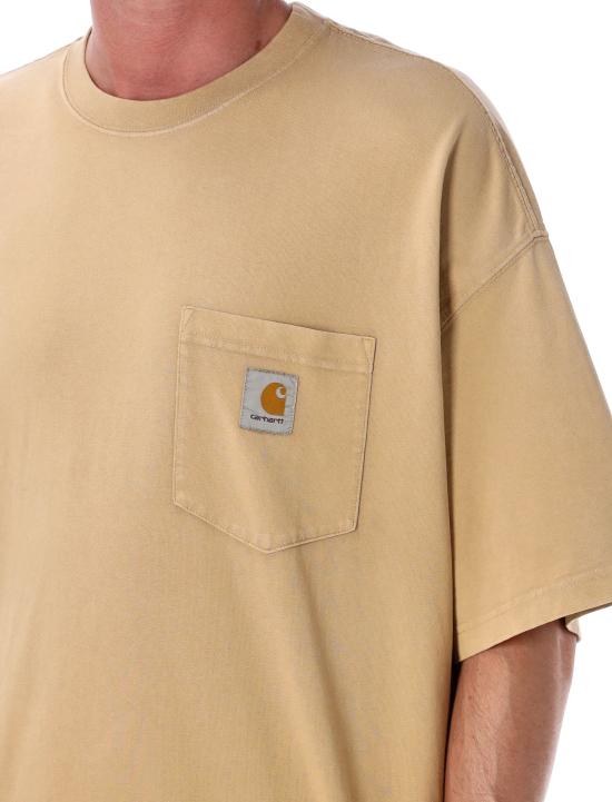 25FW 칼하트 WIP 반팔 티셔츠 I035140 07E5F DUSTY H BROWN - CARHARTT WIP