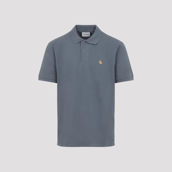 26SS 칼하트 WIP 폴로 티셔츠 I0238073LPXX03 COZY BLUE GOLD