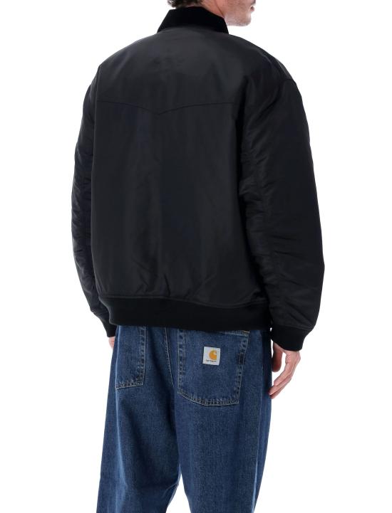 25FW 칼하트 WIP 산타페 알룸니 봄버 자켓 I035147 31YXX Nero - CARHARTT WIP