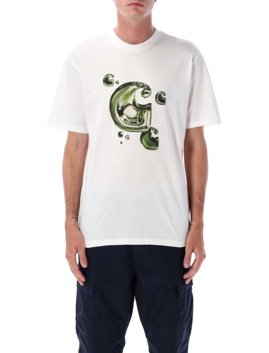 25FW 칼하트 WIP 반팔 티셔츠 I035204 02XX Bianco