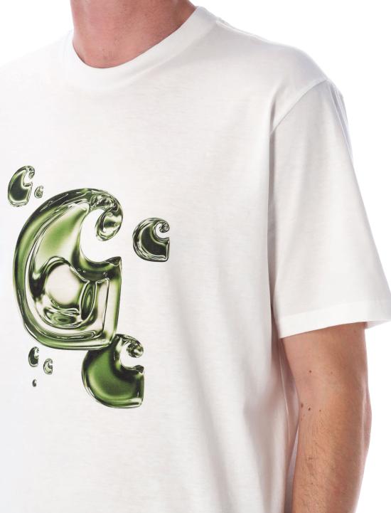 25FW 칼하트 WIP 반팔 티셔츠 I035204 02XX Bianco - CARHARTT WIP