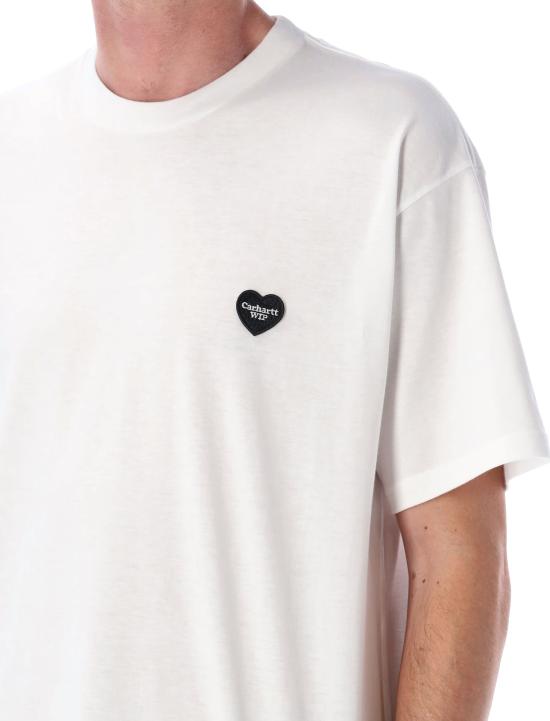 25FW 칼하트 WIP 반팔 티셔츠 I035203 02XX Bianco - CARHARTT WIP