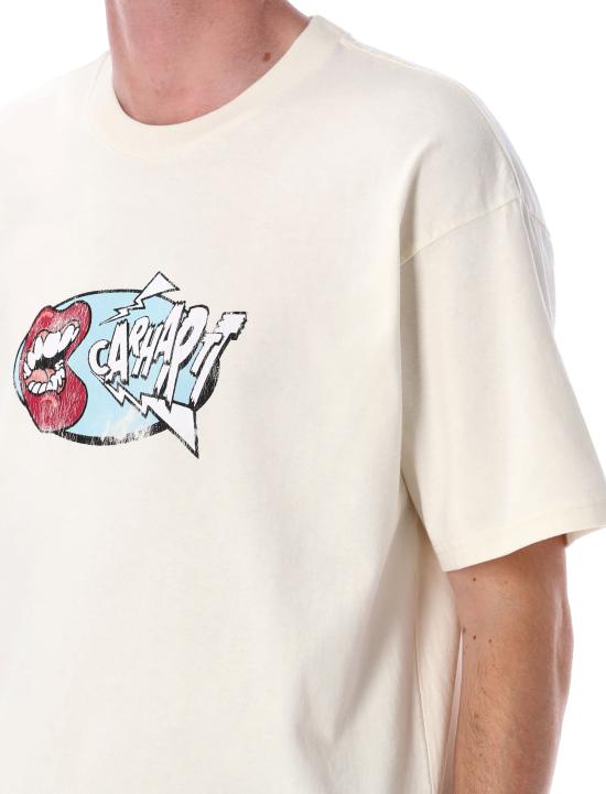 25FW 칼하트 WIP 반팔 티셔츠 I035202 D64G Bianco - CARHARTT WIP