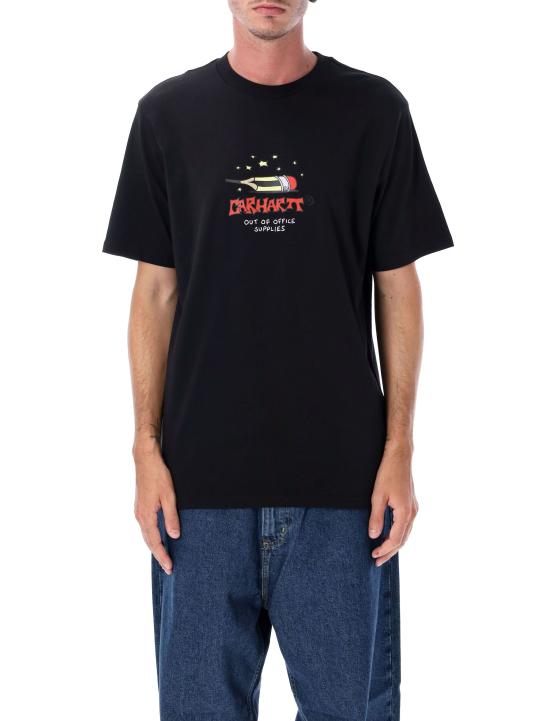 25FW 칼하트 WIP 반팔 티셔츠 I035201 89XX Nero