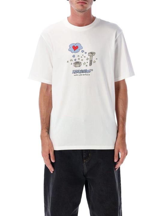 25FW 칼하트 WIP 반팔 티셔츠 I035201 02XX Bianco