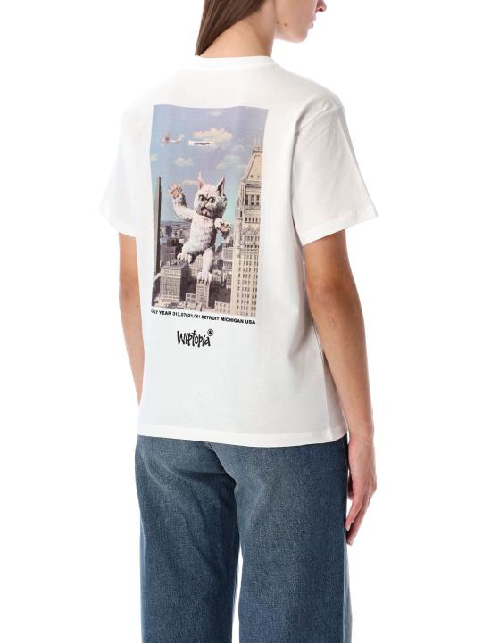 25FW 칼하트 WIP 반팔 티셔츠 I035496 02XX Bianco - CARHARTT WIP